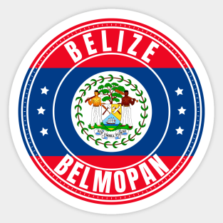 Belize Belmopan Sticker